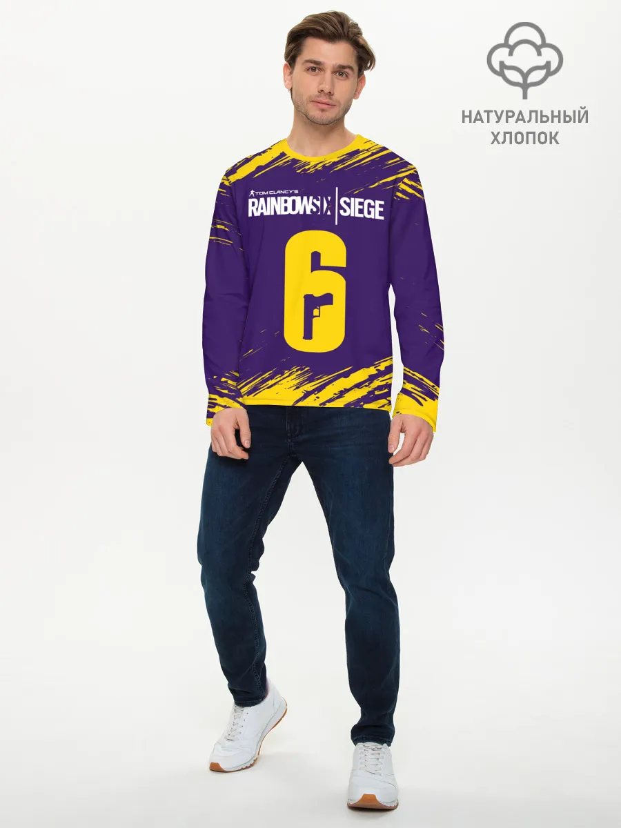 Мужской лонгслив базовый / RAINBOW SIX SIEGE / РАДУГА 6