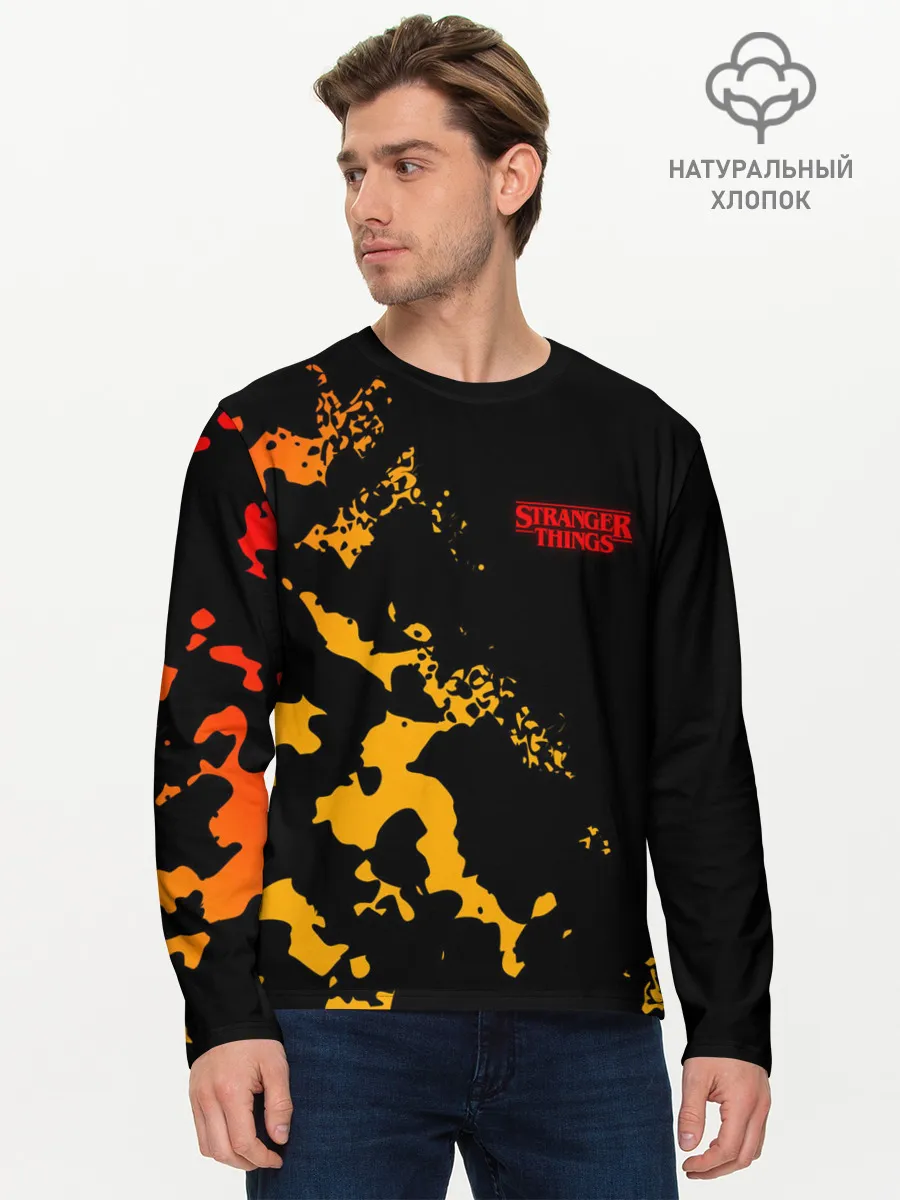Мужской лонгслив базовый / ОЧЕНЬ СТРАННЫЕ ДЕЛА / STRANGER