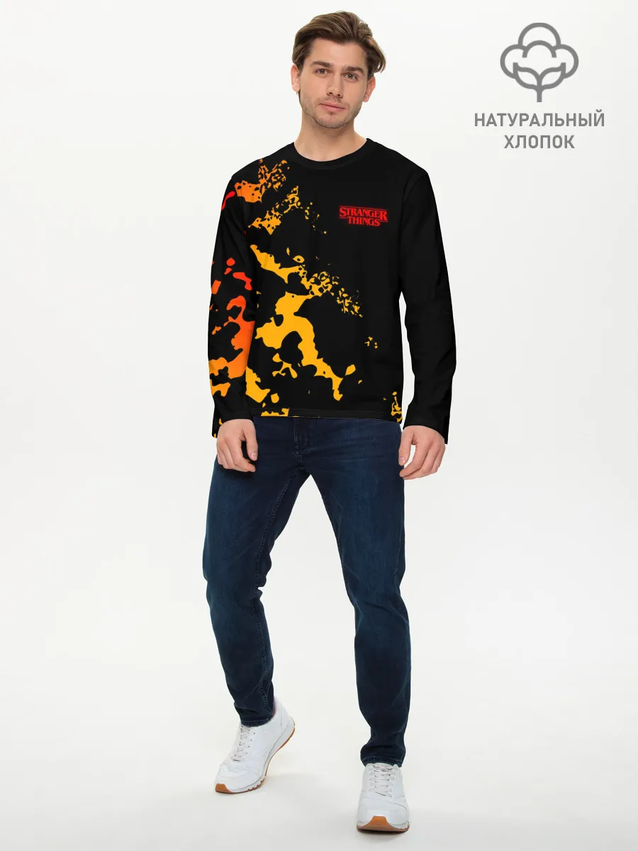 Мужской лонгслив базовый / ОЧЕНЬ СТРАННЫЕ ДЕЛА / STRANGER