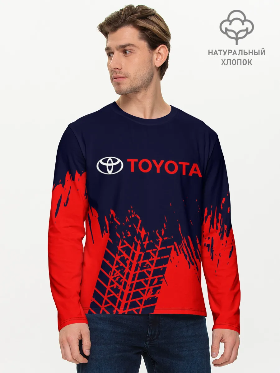 Мужской лонгслив базовый / TOYOTA / ТОЙОТА