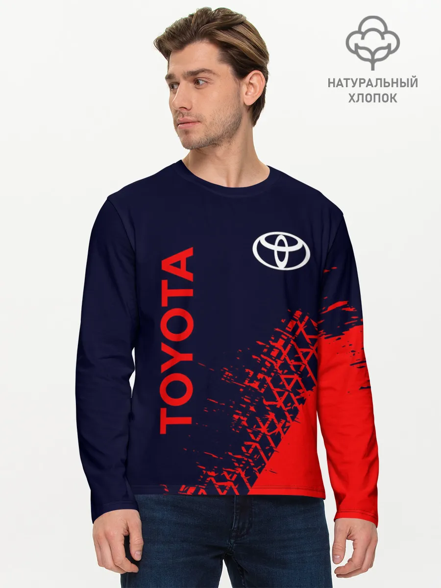 Мужской лонгслив базовый / TOYOTA / ТОЙОТА