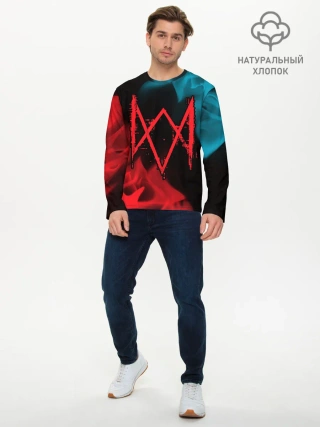 Мужской лонгслив базовый / WATCH DOGS LEGION / ВОТЧ ДОГС