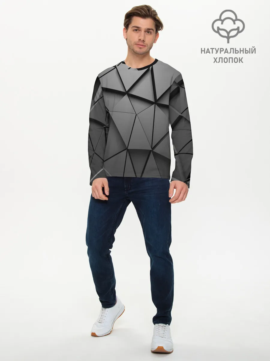 Мужской лонгслив базовый / ABSTRACTION STYLE