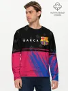 Мужской лонгслив базовый / BARCELONA / БАРСЕЛОНА