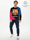 Мужской лонгслив базовый / BARCELONA / БАРСЕЛОНА