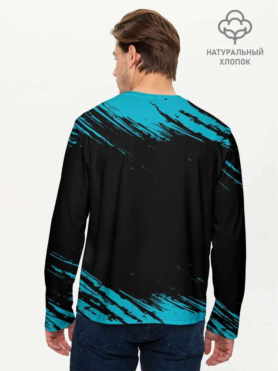 Мужской лонгслив базовый / KAZAKHSTAN / КАЗАХСТАН