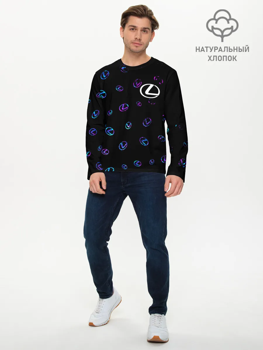 Мужской лонгслив базовый / LEXUS / ЛЕКСУС