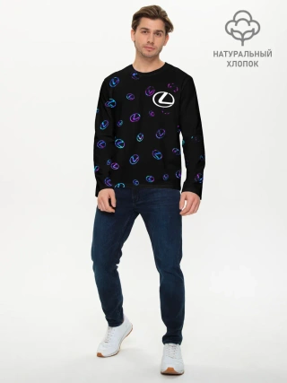 Мужской лонгслив базовый / LEXUS / ЛЕКСУС