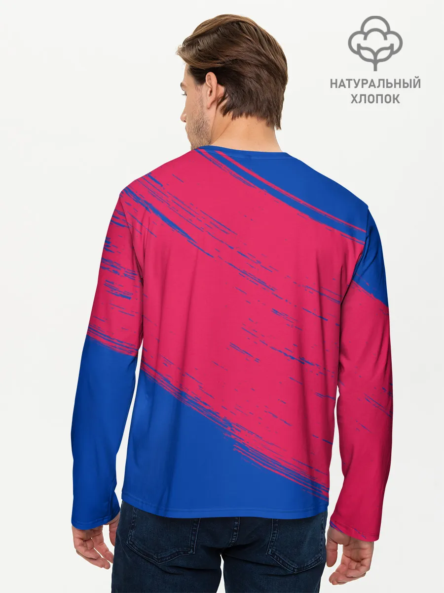 Мужской лонгслив базовый / BARCELONA / БАРСЕЛОНА