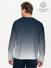 Мужской лонгслив базовый / Градиент