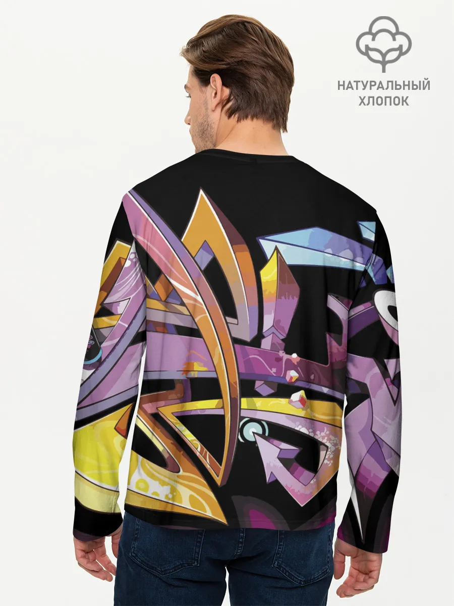 Мужской лонгслив базовый / Supergirl