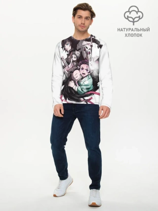 Мужской лонгслив базовый / Убийца Демонов постер