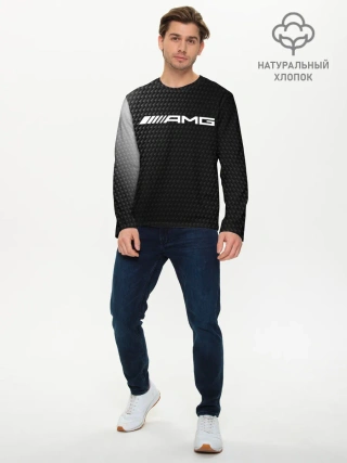Мужской лонгслив базовый / MERCEDES / МЕРСЕДЕС