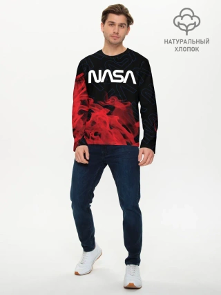 Мужской лонгслив базовый / NASA / НАСА