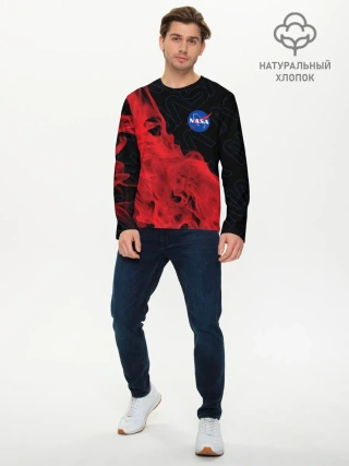 Мужской лонгслив базовый / NASA / НАСА