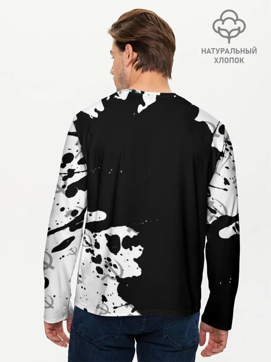 Мужской лонгслив базовый / СССР / USSR