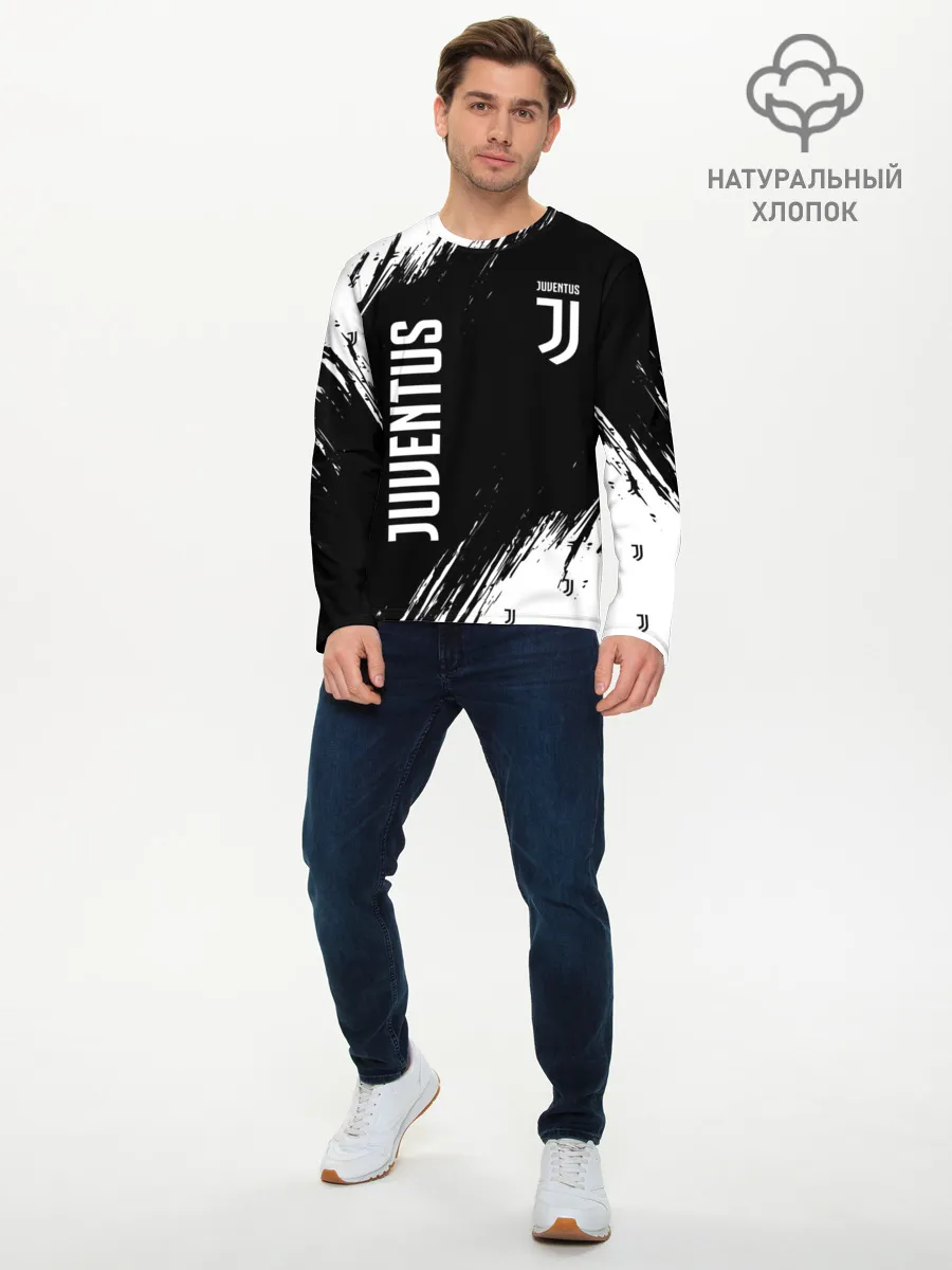 Мужской лонгслив базовый / JUVENTUS / ЮВЕНТУС