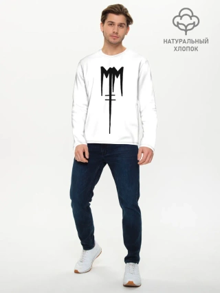 Мужской лонгслив базовый / Marilyn Manson