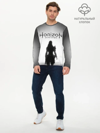 Мужской лонгслив базовый / Horizon Zero Dawn