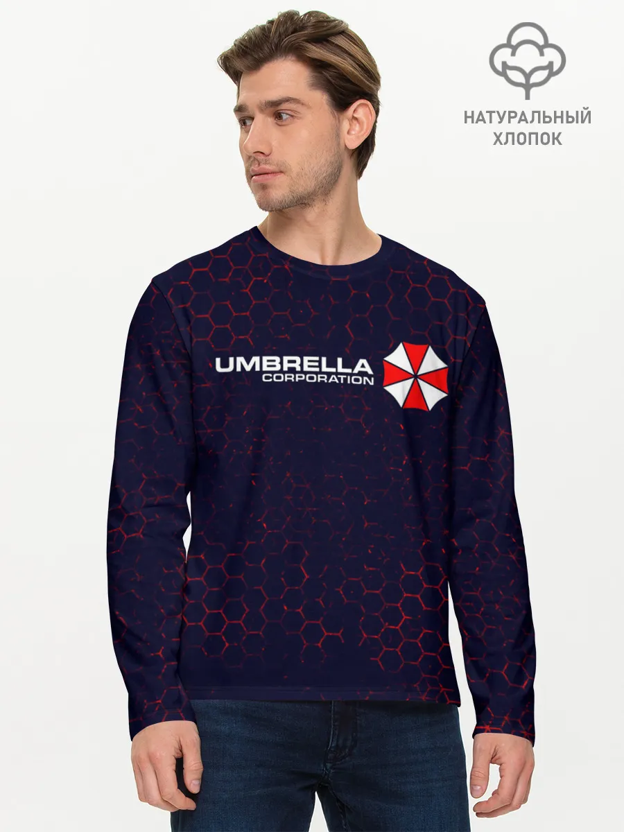 Мужской лонгслив базовый / UMBRELLA CORP / АМБРЕЛЛА