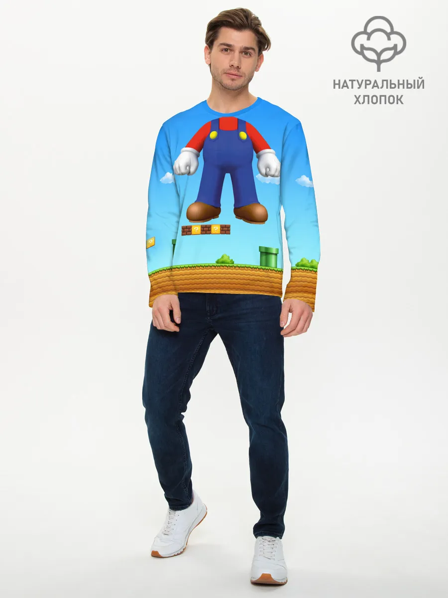 Мужской лонгслив базовый / Mario