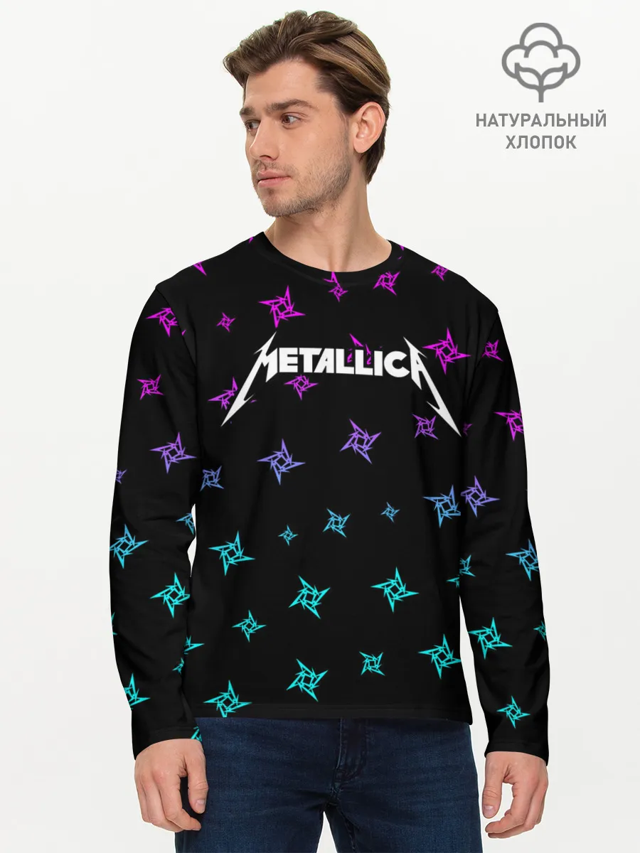 Мужской лонгслив базовый / METALLICA / МЕТАЛЛИКА