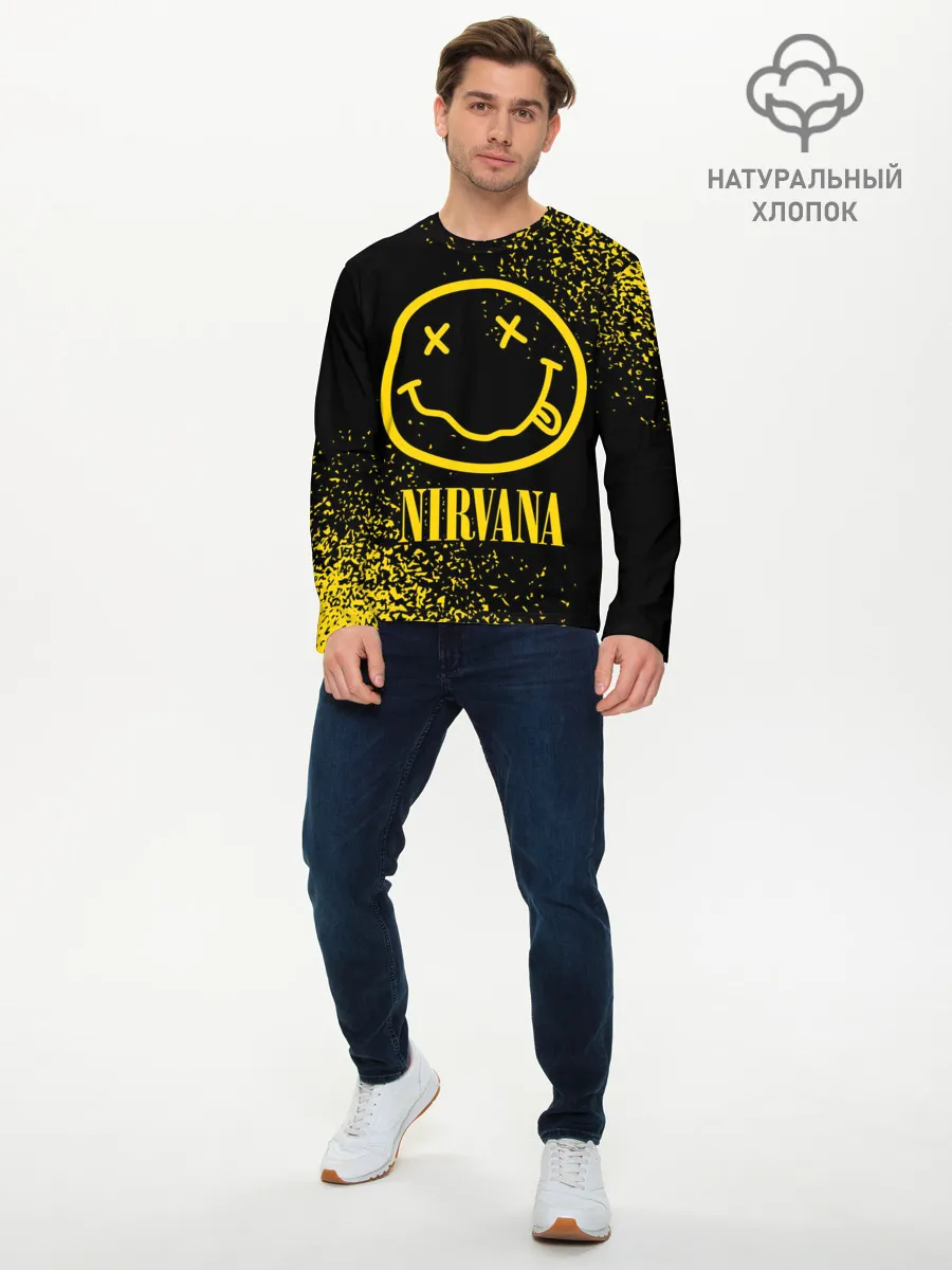Мужской лонгслив базовый / NIRVANA / НИРВАНА