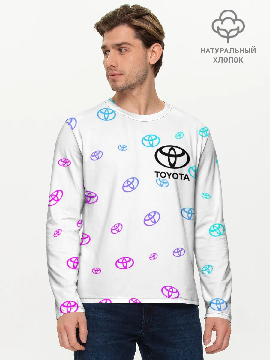 Мужской лонгслив базовый / TOYOTA / ТОЙОТА