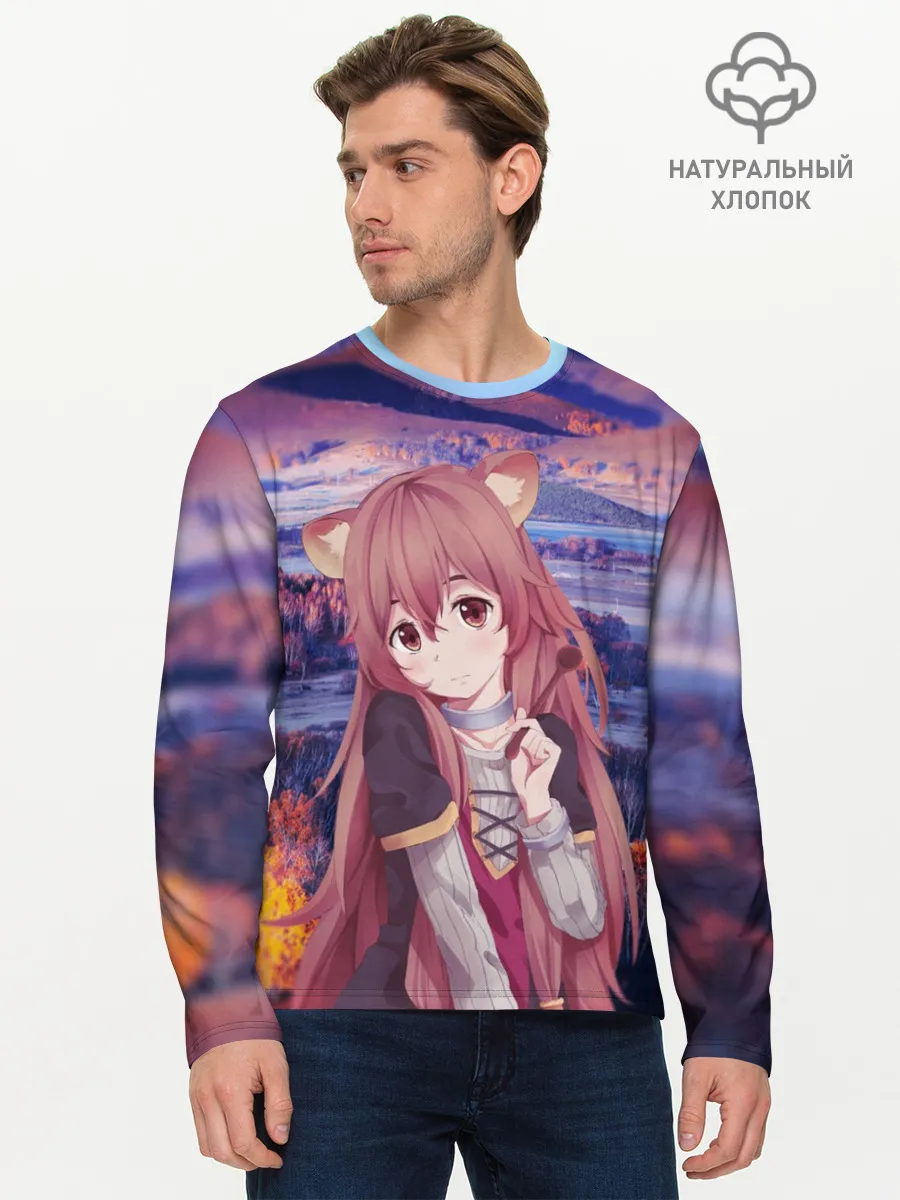 Мужской лонгслив базовый / Рафталия