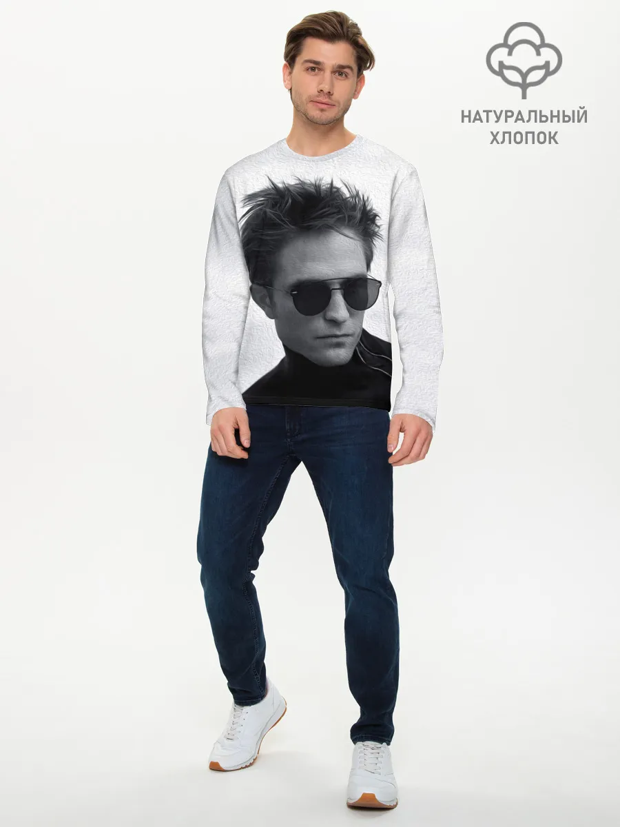 Мужской лонгслив базовый / ROBERT PATTINSON