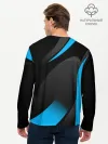 Мужской лонгслив базовый / SPORT WEAR BLUE