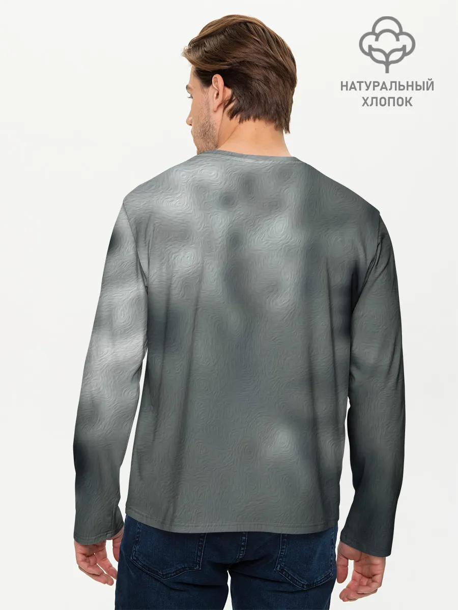 Мужской лонгслив базовый / Роберт Паттинсон