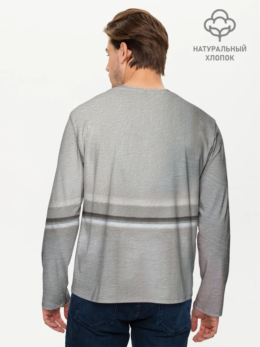 Мужской лонгслив базовый / Роберт Паттинсон