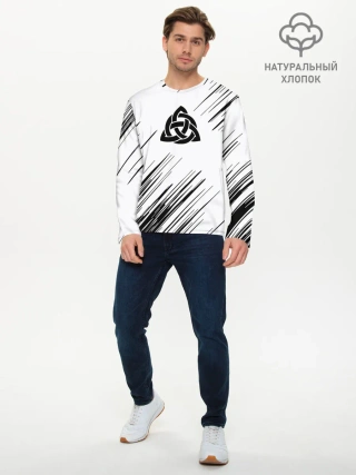 Мужской лонгслив базовый / Символика Скандинавов