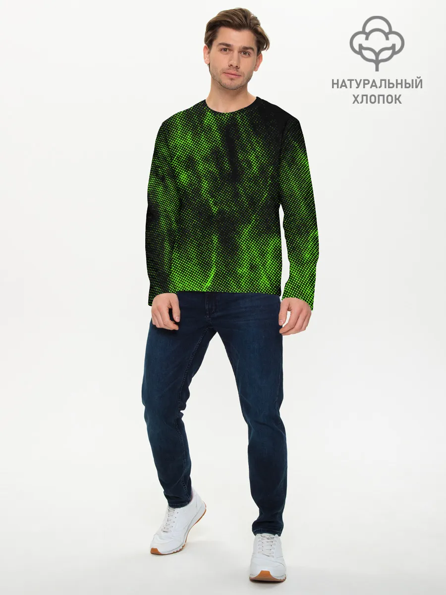 Мужской лонгслив базовый / Текстура.