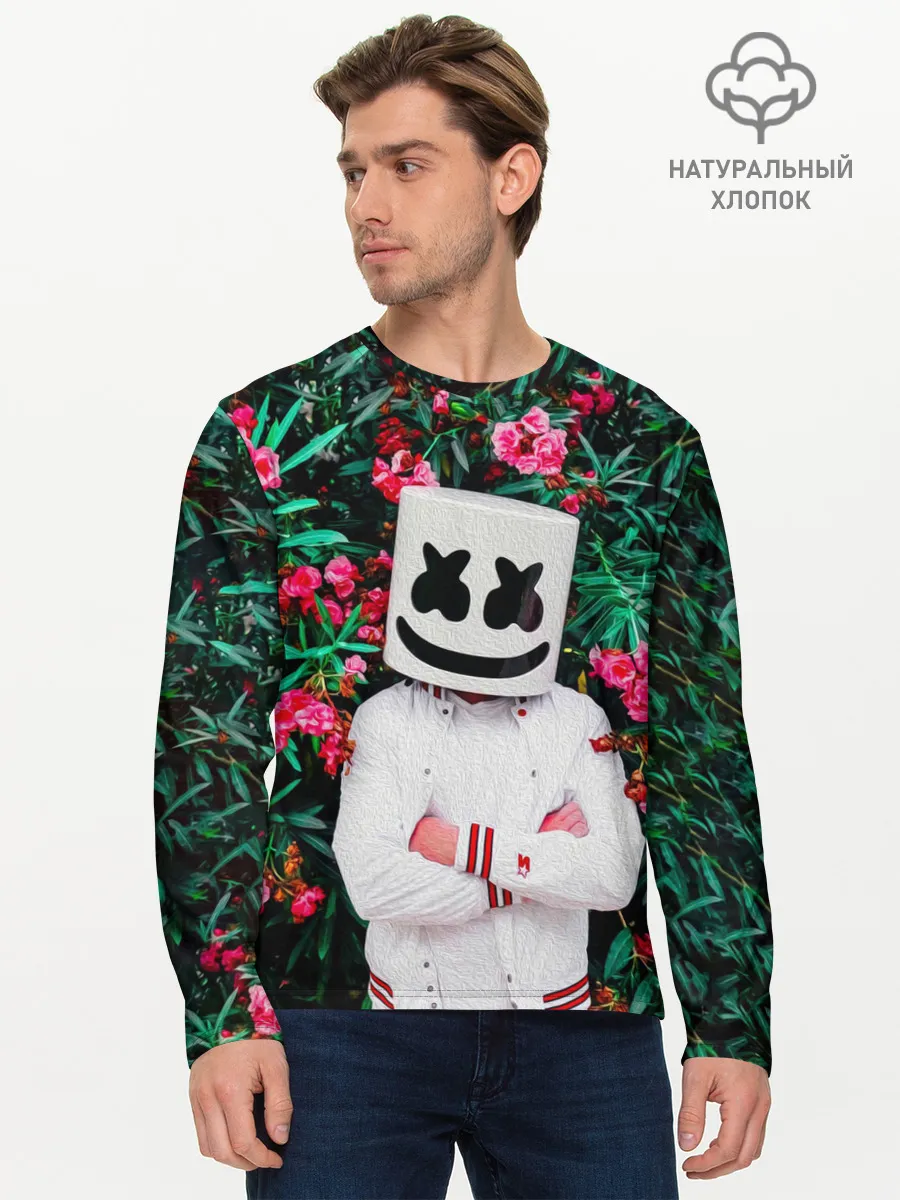 Мужской лонгслив базовый / MARSHMELLO ROSES