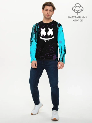 Мужской лонгслив базовый / FORTNITE MARSHMELLO.