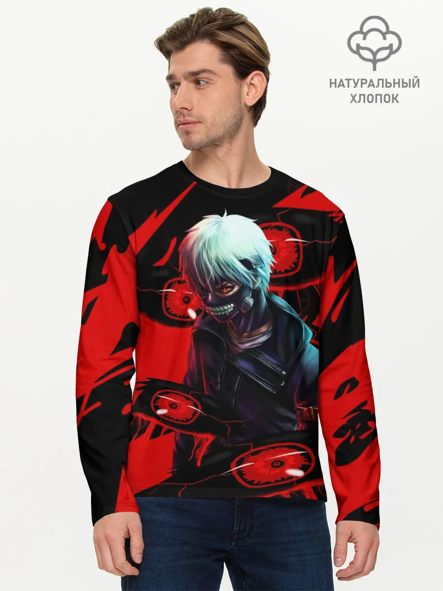 Мужской лонгслив базовый / Канеки Кен