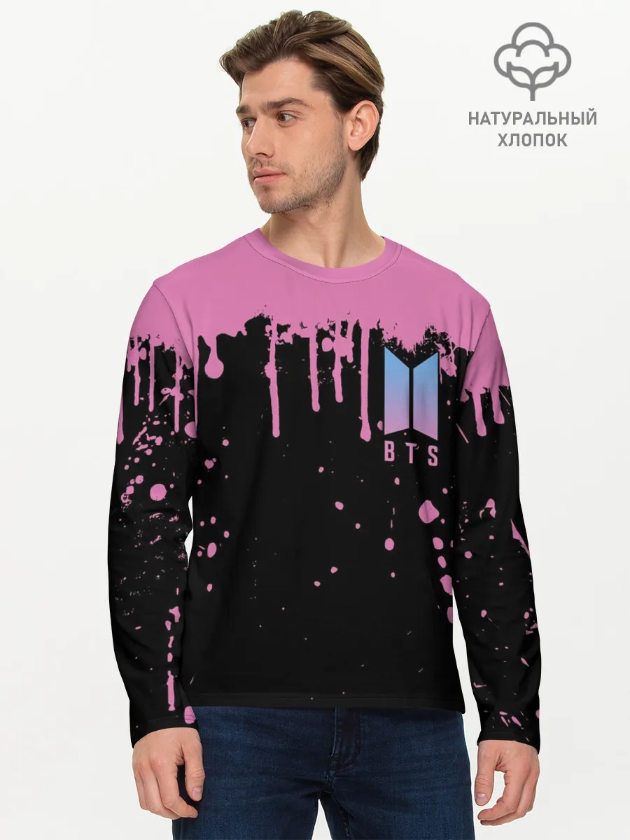 Мужской лонгслив базовый / BTS