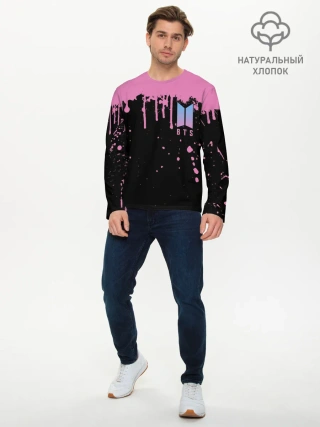 Мужской лонгслив базовый / BTS