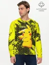 Мужской лонгслив базовый / Pikachu Pika Pika