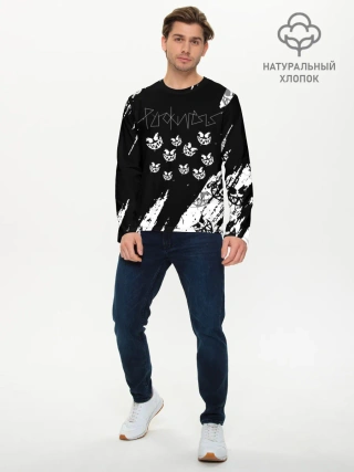 Мужской лонгслив базовый / PYROKINESIS.
