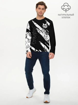 Мужской лонгслив базовый / PYROKINESIS.