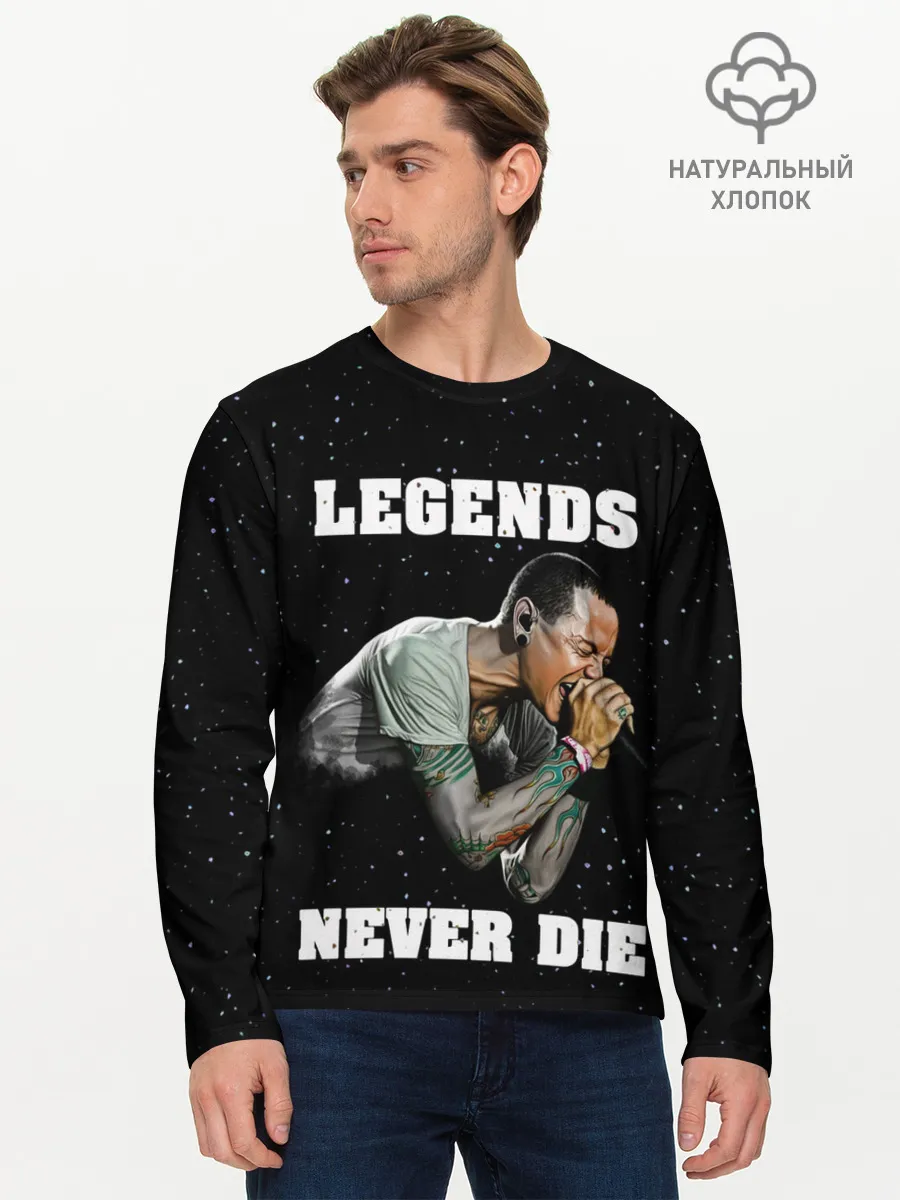 Мужской лонгслив базовый / CHESTER BENNINGTON