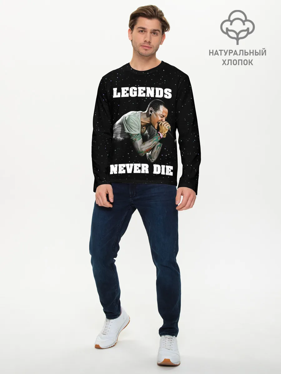 Мужской лонгслив базовый / CHESTER BENNINGTON