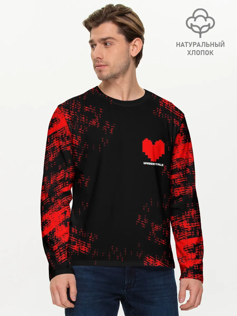 Мужской лонгслив базовый / UNDERTALE