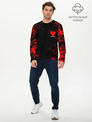 Мужской лонгслив базовый / UNDERTALE