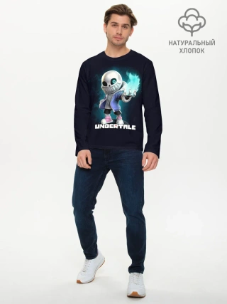 Мужской лонгслив базовый / UNDERTALE