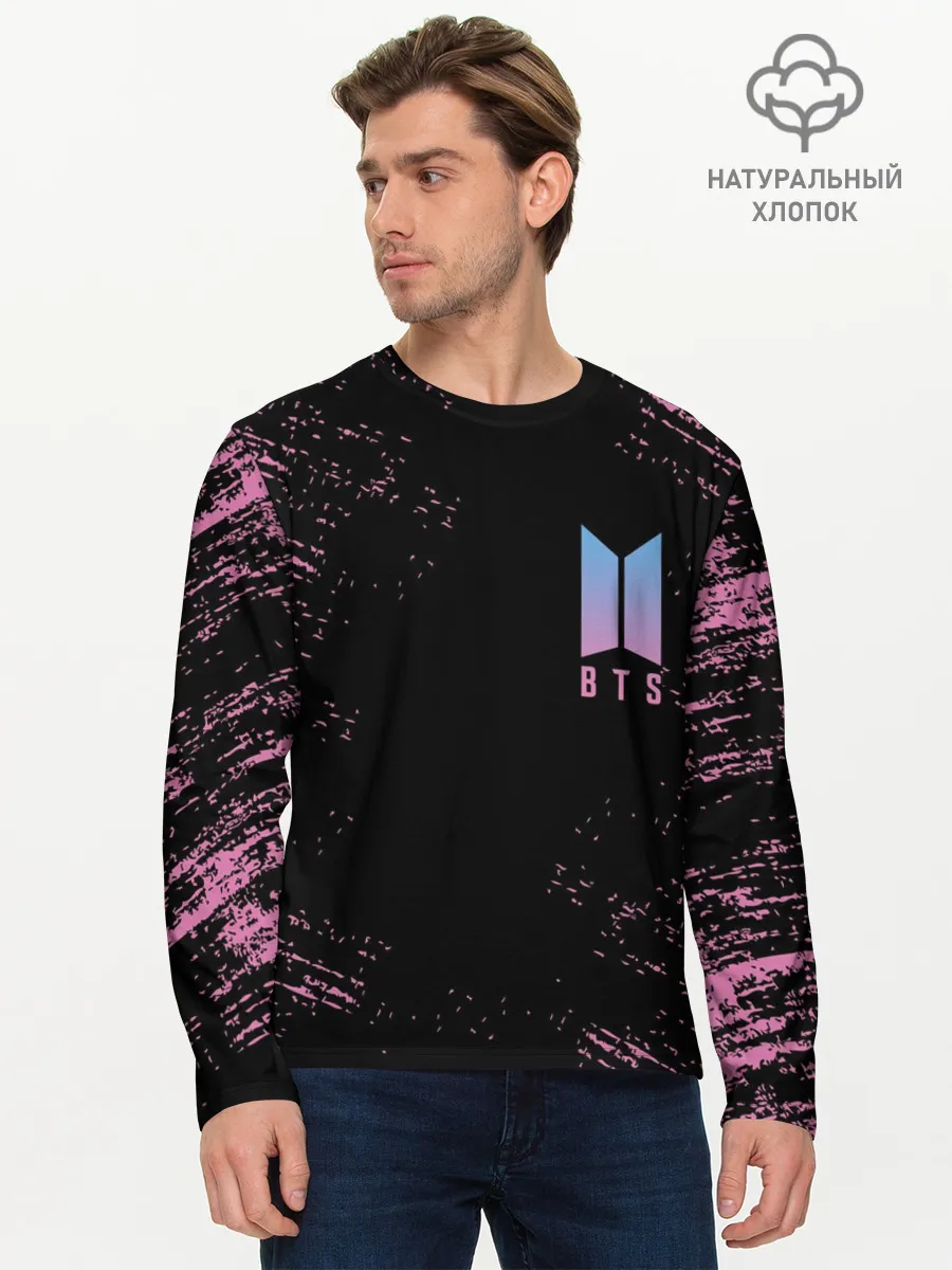 Мужской лонгслив базовый / BTS