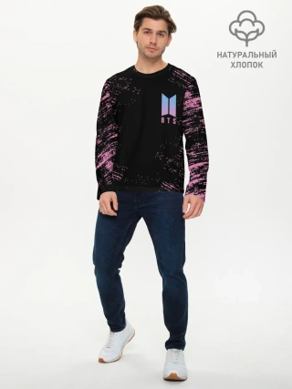 Мужской лонгслив базовый / BTS